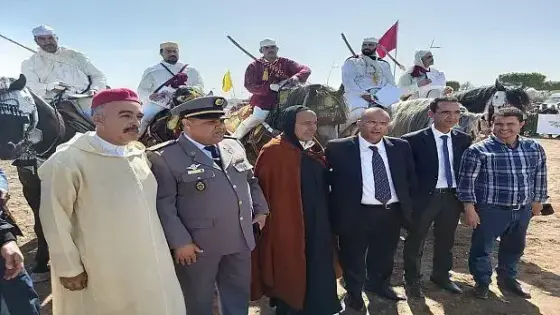 انزكان : عامل الإقليم يشرف على فعاليات البرنامج الجهوي لمباريات التبوريدة التقليدية