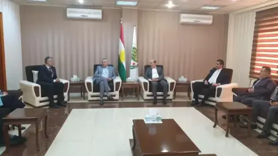 بالصور : نبيل بن عبد الله يرأس وفدا عن حزبه في زيارة لكورديستان