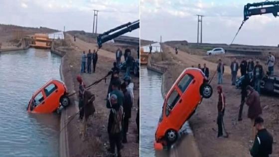 القنيطرة: أستاذة شابة تنجو من الغرق في قناة مائية قرب سوق أربعاء الغرب.. شاب محلي يقفز لإنقاذها في لحظات درامية