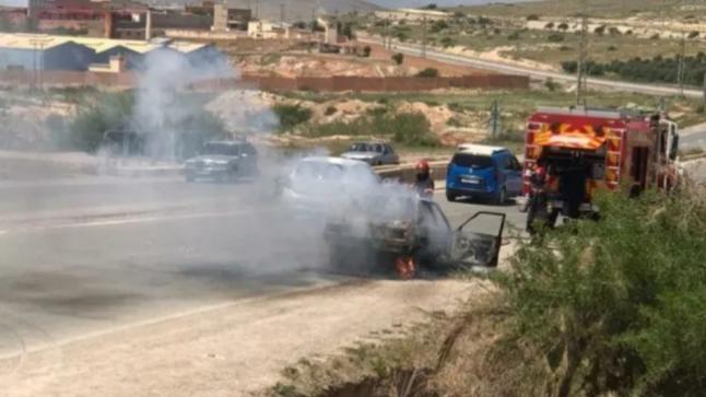 انفجار قنينة غاز داخل سيارة بطنجة يودي بحياة فردين من أسرة موريتانية
