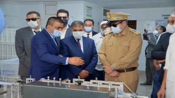 بالفيديو، افتتاح مصنع للكمامات بسيدي بيبي