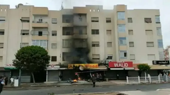 إنفجار يهز محلا ل ” المأكولات السريعة ” في أكادير
