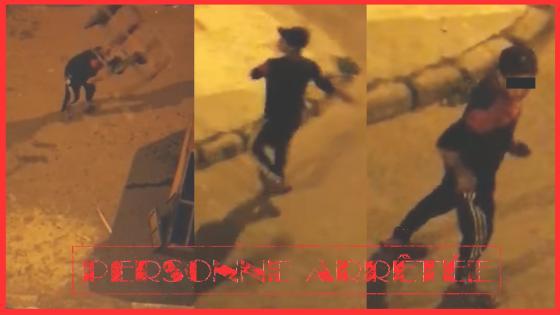 بعد ظهوره على شريط فيديو ، توقيف “هائج ” ألحق خسائر بالممتلكات العامة