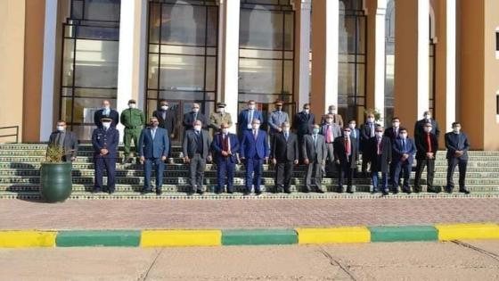 تارودانت.. وزير العدل يتفقد ورش بناء قسم قضاء الاسرة