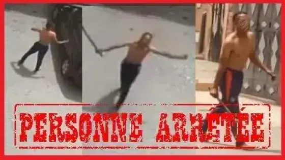 الحاق خسائر مادية على ممتلكات خاصة وحيازة سلاح ابيض يقود الى اعتقال شخص