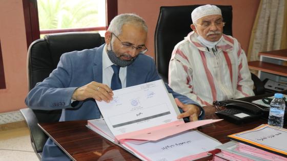 فيديو يوثق لحظات تسليم السلط لمجلس عمالة انزكان ايت ملول