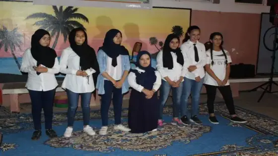 تلامذة القسم الداخلي بإعدادية أكادير الكبير  يستقبلون زملاءهم الصم بطريقة خاصة