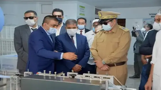 بالفيديو، افتتاح مصنع للكمامات بسيدي بيبي