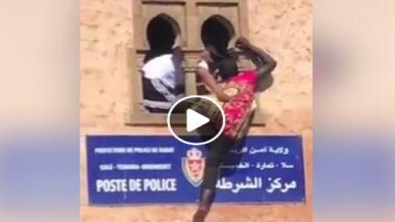 فيديو : محاولة انتحار سينغالية من أعلى ” كوميسارية “