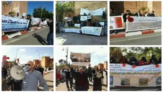 اعتداءات الرعاة الرحل تدفع ساكنة قبائل سوس للاحتجاج أمام مقر عمالة تارودانت