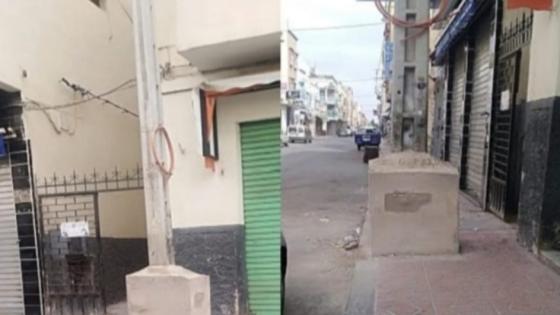إزالة العمود المثير للجدل بإنزكان، و الساكنة تشكر أبو الحقوق على التجاوب.