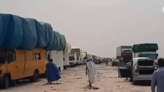 قطاع طرق يستهدفون الشاحنات المغربية بموريتانيا