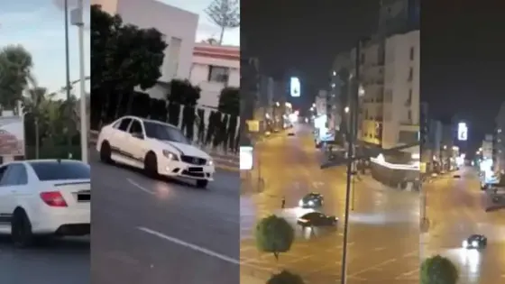 بغاو ابانو وجابوها فريوسهم ، اعتقال 112 شخصا شاركوا في سباق سيارات ليلا بطريقة استعراضية