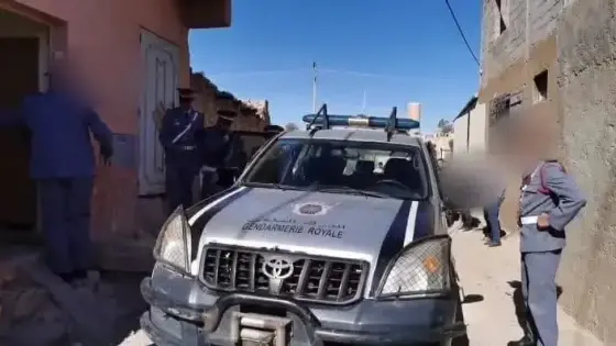 توقيف عناصر ” بوليساريو ” أضرموا النار بمقر الدرك الملكي
