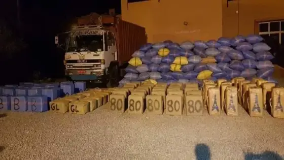 حجز ثلاثة أطنان من مخدر الشيرا ضواحي مدينة كلميم