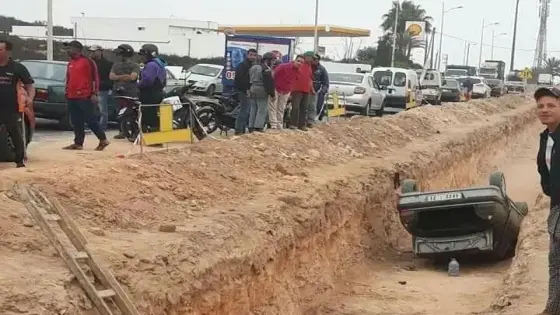 سقوط ” خطاف ” بمنطقة أشغال بأنزا في أكادير