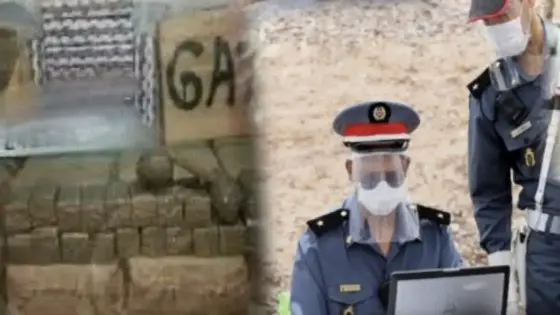 أكادير : يقظة عناصر الدرك تقود لحجز سيارة بمدخل المدينة و بداخلها صيد ثمين