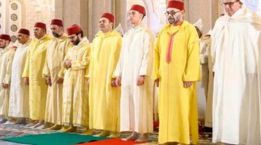 أمير المؤمنين يؤدي صلاة عيد الأضحى بتطوان