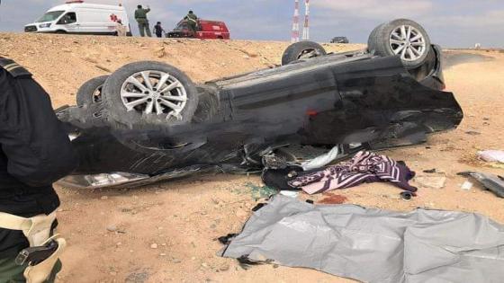 مصرع سيدة في حادثة سير خطيرة نواحي العيون 