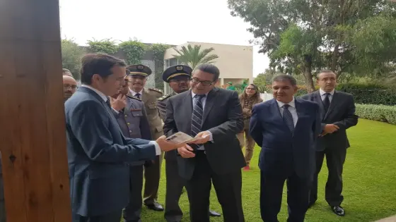 بالصور : الوالي حجي يرأس مراسيم احتفال القنصلية الفرنسية باكادير بالذكرى المئوية لهدنة الحرب العالمية الاولى