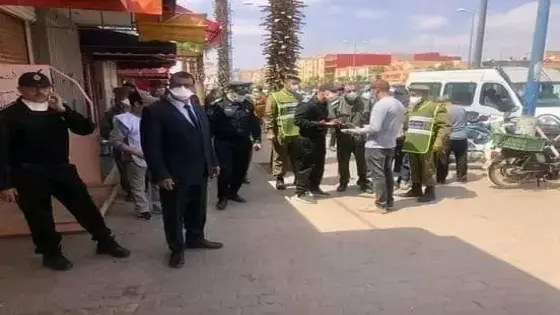 في إطار فرض حالة الطوارئ الصحية.. السلطات بأولاد تايمة تشن حملة اعتقالات وسحب رخص التنقل الاستثنائية
