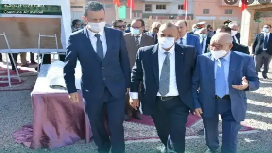 ابو الحقوق يشرف على اطلاق مشاريع تنموية لتأهيل جماعة ايت ملول