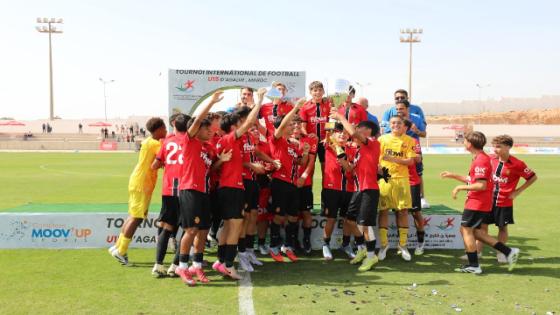 فريق مايوركا الإسباني يتوج بلقب الدوري الدولي أقل من 15 سنة بأكادير