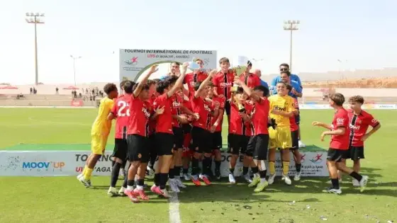 فريق مايوركا الإسباني يتوج بلقب الدوري الدولي أقل من 15 سنة بأكادير