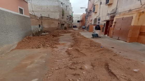أشغال الحفر بطريقة عشوائية تغضب ساكنة حي أزرو بأيت(الصور) ملول
