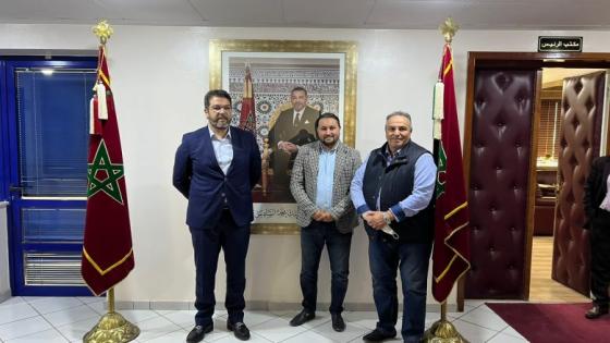 الدهموش و بيقندارن يجتمعان مع اشنكلي بشأن إمكانية تمويل مشروع تهيئة وتأهيل شارع محمد الخامس بالدشيرة الجهادية