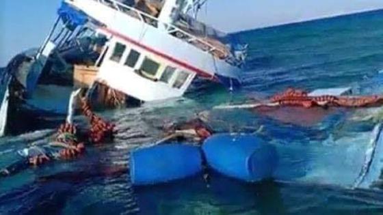 نجاة بحار بعد حادث غرق مركب للصيد التقليدي بسواحل الداخلة