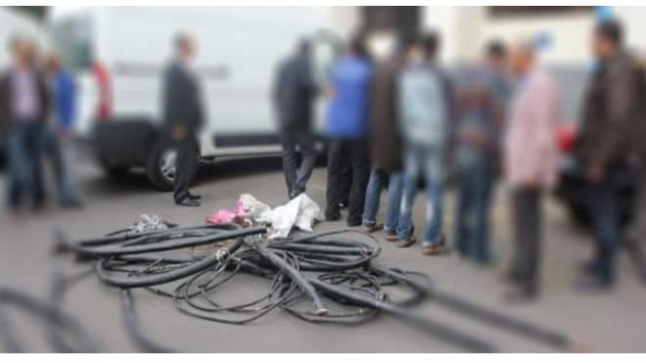 توقيف عصابة سرقة ” الأسلاك النحاسية ” في سيدي بيبي