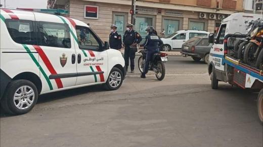 حملة أمنية واسعة ضد الدراجات النارية في آيت ملول