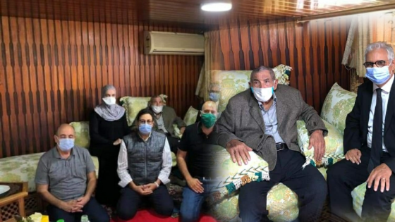 نزار بركة ينزل بأكادير لتقديم التعازي للحاج علي قيوح في وفاة زوجته