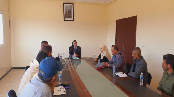 تارودانت.. التصدي لشغب الملاعب موضوع اجتماع بمقر باشوية أيت ايعزة