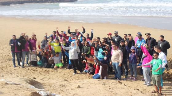 بيان صحفي: منظمة سورف رايدر المغرب تقود حملة للنظافة بشاطئ ايموران