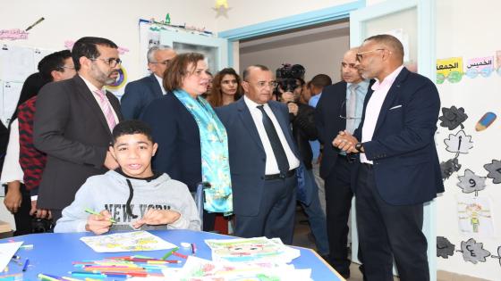 وزيرة التضامن والإدماج الاجتماعي والأسرة و عامل عمالة إنزكان أيت ملول يقومان في اطار تتبع تنزيل الاتفاقية الاطار للعمل المشترك بزيارة رسمية لتفقد