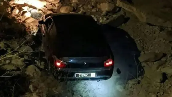 إنقلاب سيارة تابعة لمجلس عمالة أكادير اداوتنان بتغازوت