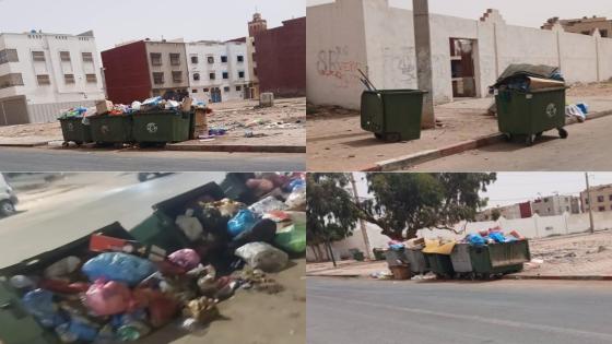 تراست… شارع مولاي علي الشريف يتحول إلى مزبلة مفتوحة رغم “ملياري سنتيم” لقطاع النظافة