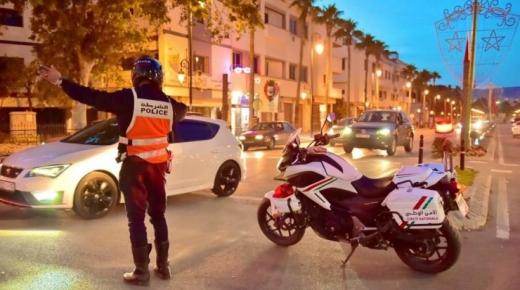 جهود ” شرطة المرور ” لتسريح السير والجولان في أكادير