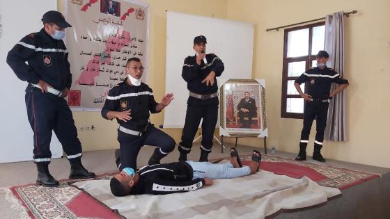 المؤسسات التعليمية بمديرية انزكان ايت ملول تحتفل باليوم العالمي للوقاية المدنية.