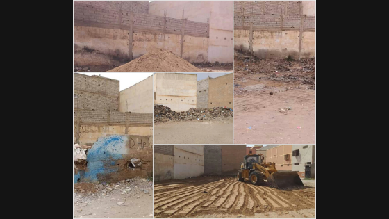 بعد شكاية مواطنين سلطات ترفع الضرر بحي الجرف بإنزكان