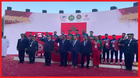 عداؤو الأمن الوطني يحرزون لقب البطولة العربية للعدو الحر بقطر