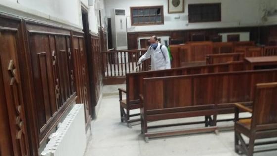 وزارة العدل تؤكد تعقيم جميع محاكم المملكة بمعدل مرة واحدة في الأسبوع