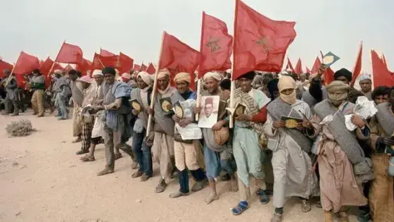 “المسيرة الخضراء والعزم الوطني والسلام كوسيلة لتحرير الوطن”