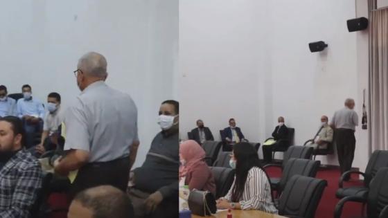 بالفيديو ، لحظة انسحاب أبرز منافس لاوملود لرئاسة المجلس الاقليمي لعمالة انزكان