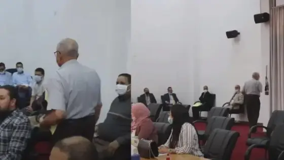 بالفيديو ، لحظة انسحاب أبرز منافس لاوملود لرئاسة المجلس الاقليمي لعمالة انزكان