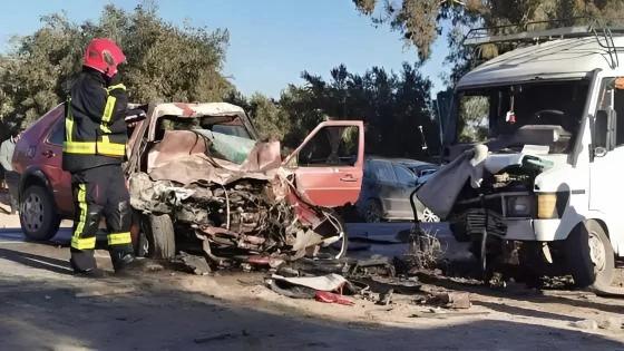 جرسيف.. وفاة شاب في حادث اصطدام مروّع على الطريق الوطنية المؤدية إلى صاكة