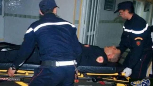 إصابة شرطي بزيه المهني في حادثة سير بأكادير