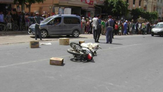 نجاة عون سلطة من الموت بعد إصطدام درجتين بآشتوكة